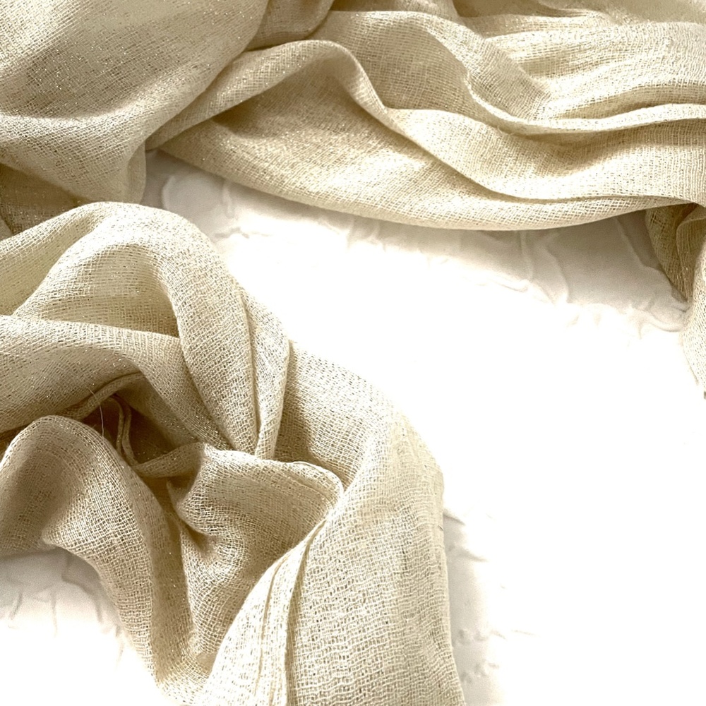 Gold Infinity Scarf - Picture 2 of 3